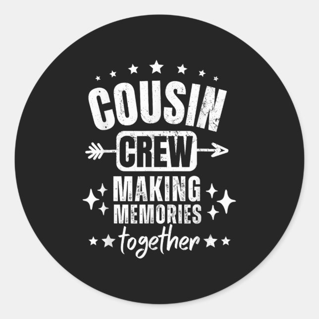 Adesivo Reunião Familiar _ Memórias do Fazer da Cousin Cre (Frente)