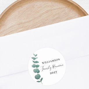 Adesivo Reunião Moderna da Família Eucalyptus Elegante