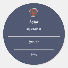 Adesivo reunificação familiar de gerações