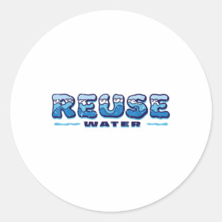 Adesivo Reusar Água, Ambientalismo, Prova Ambiental