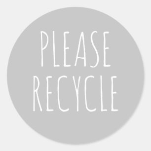 Adesivo Reuse o Reciclar Salve o Planeta Verde