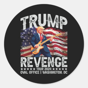 Adesivo Revenge Tour 2024 Rock On Vote Condenado Felon R
