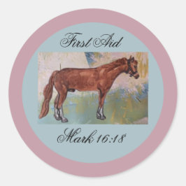 Adesivo revista de primeiros socorros