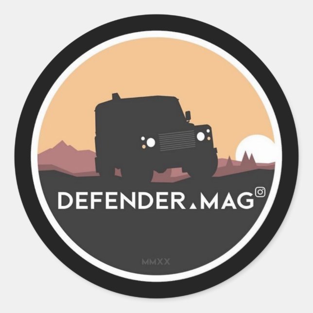 ADESIVO REVISTA DEFENDER (Frente)