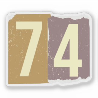 Adesivo Revista Número Resgate 74