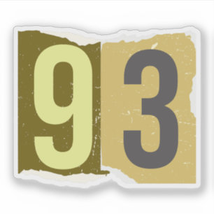 Adesivo Revista Número Resgate 93