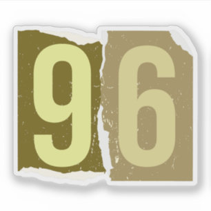 Adesivo Revista Número Resgate 96