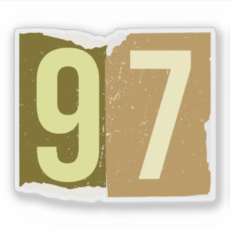 Adesivo Revista Número Resgate 97