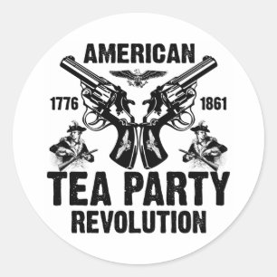 Adesivo Revolução americana do tea party