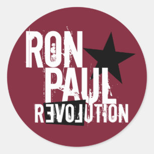 Adesivo Revolução de Ron Paul