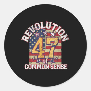 Adesivo Revolução Do Bom Senso 47 Presidente