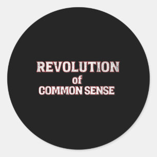 Adesivo Revolução Do Texto De Senso Comum Trump 45-47