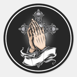Adesivo Rezando Mãos