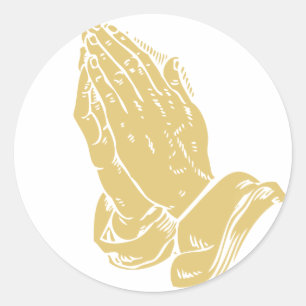 Adesivo Rezando Mãos