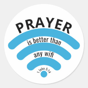 ADESIVO REZAR MELHOR DO QUE MOTIVAÇÃO WIFI