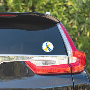 Adesivo Reze para que a Ucrânia apoie o carro de vinilo d