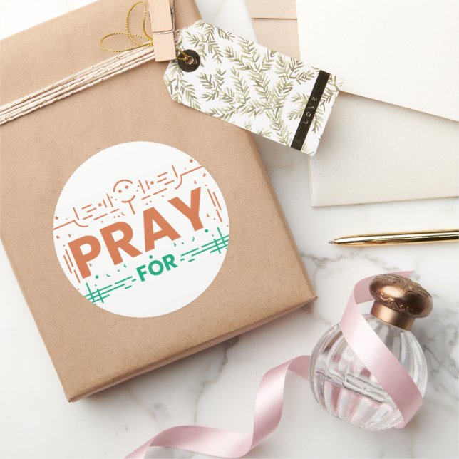 Adesivo Reze Pela Humanidade (Presentear)