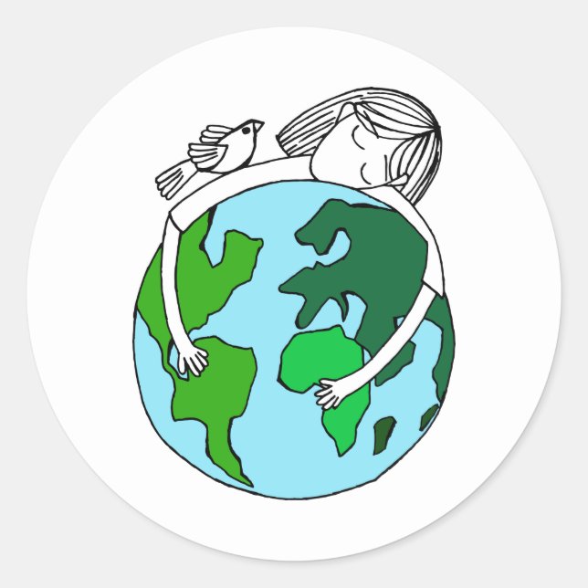 Adesivo Reze Pela Paz Mundial (Frente)