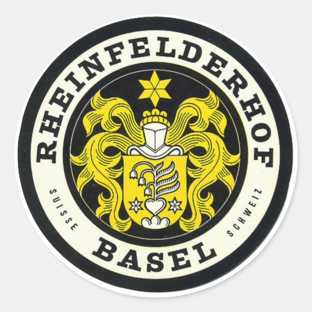 Adesivo Rheinfelderhof Basel Suiça Viagem Sticker (Frente)