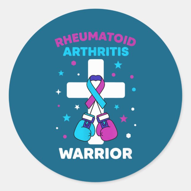 Adesivo Rheumatoid Warrior Arthritis Awareness Laugh (Frente)