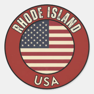 Adesivo Rhode Island Estados Unidos da América