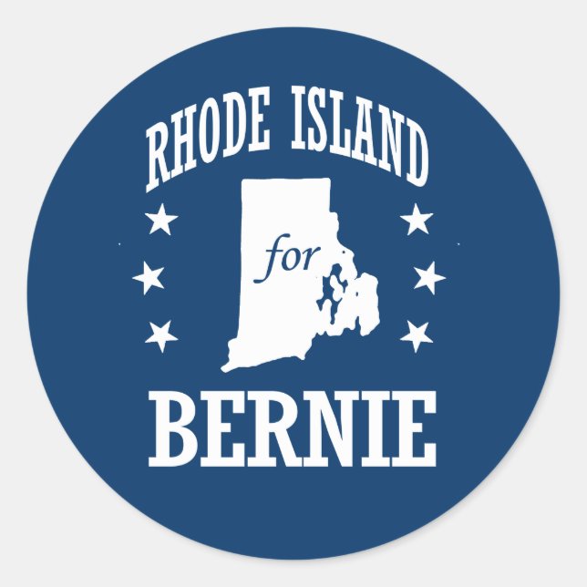 ADESIVO RHODE ISLAND PARA BERNIE SANDERS (Frente)
