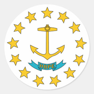 Adesivo Rhode Island State Flag