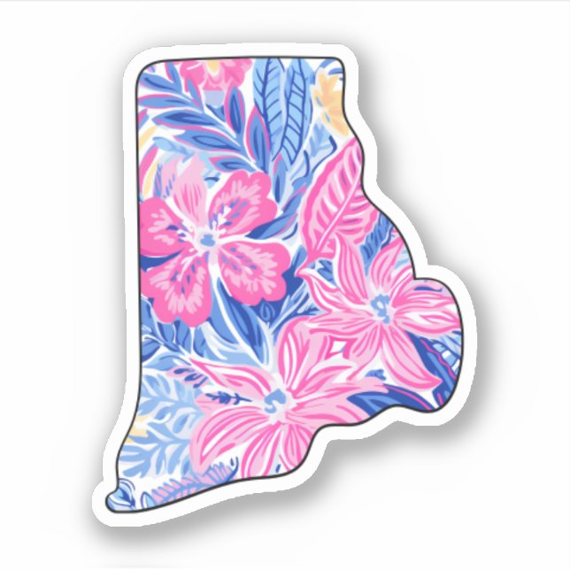 Adesivo Rhode Island - Summer Sticker - Lilly Inspirado (Frente)