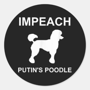 Adesivo Rhw Política S Impeach Putins Poodle Engraçado Ant