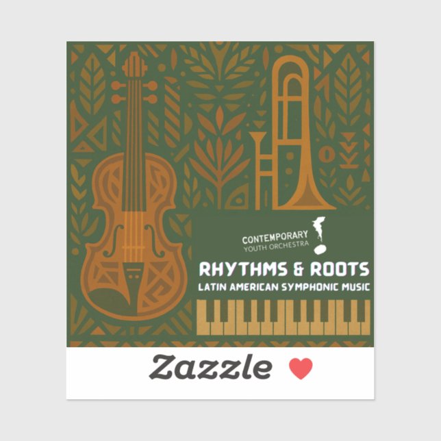 Adesivo Rhythms & Roots (Folha)