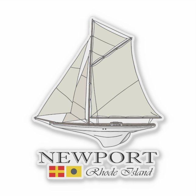 Adesivo RI (Newport RI) (Frente)