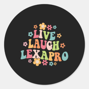 Adesivo Ria Lexapro Groovy Terapista de Saúde Mental Anxie