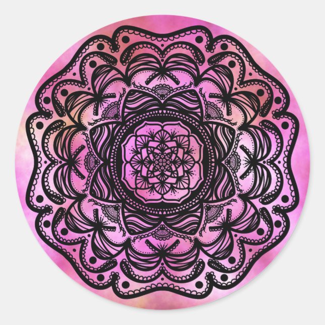 Adesivo Ribbon Mandala (Frente)