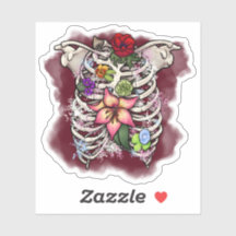 Ribcagem Floral de Aquarela