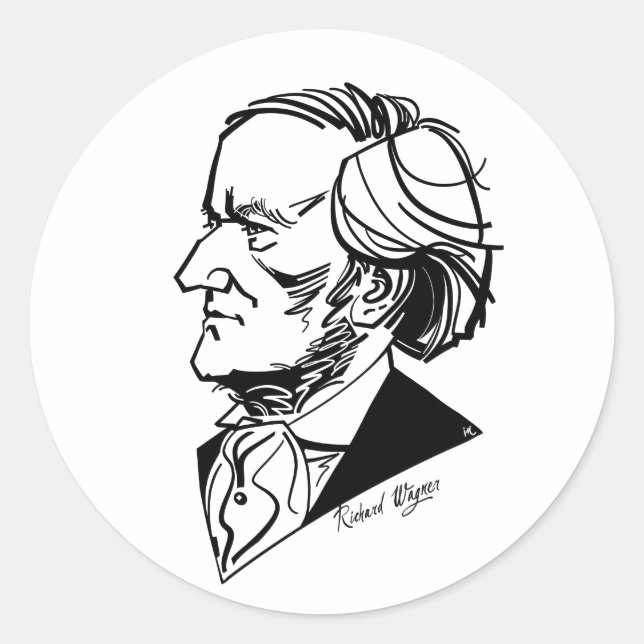 Adesivo Richard Wagner (Frente)