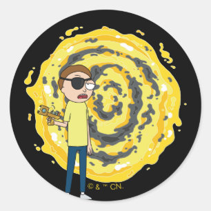 Adesivo RICK AND MORTY™   Portal do Morty Mau