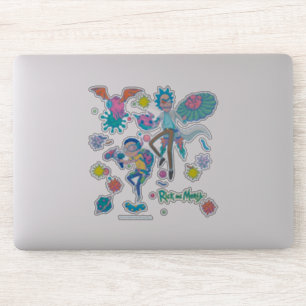 Adesivo RICK E MORTY™  Entre o padrão das células infe