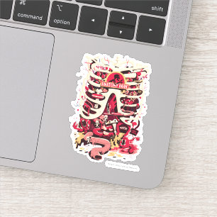 Adesivo RICK E MORTY™   Gaiola de Rib Park Anatomy