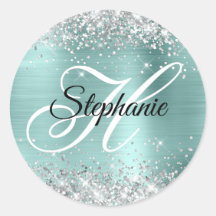 Rico de folha de  de folha de cor turquesa pálida