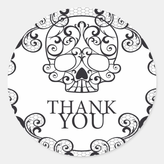 Adesivo Rico dos Stickers Calavera Obrigado Seal (Frente)