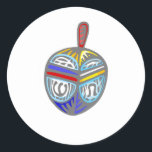 Adesivo Rico Dreidel<br><div class="desc">rico dreidel para celebrar Channukkah.</div>