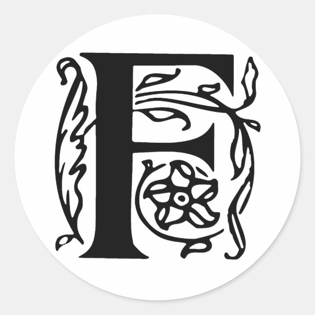 Adesivo Rico - Letra F (Frente)