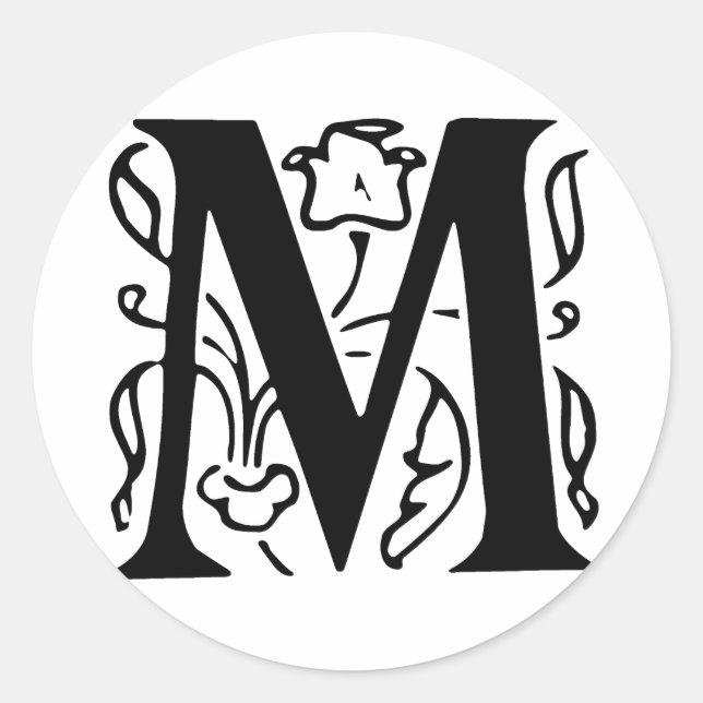 Adesivo Rico - Letra M (Frente)