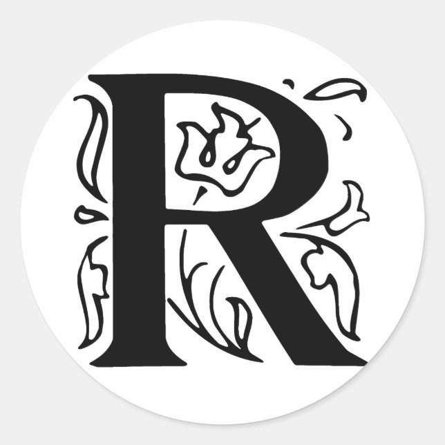 Adesivo Rico - Letra R (Frente)