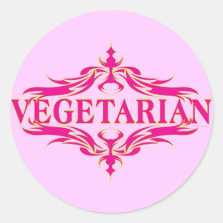 Adesivo Rico rosa - Vegetariana