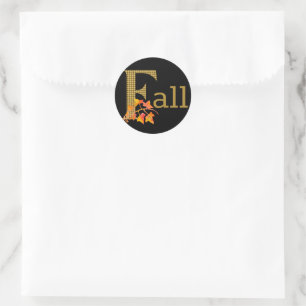 Adesivo Rico Xadrez Fall Word Art