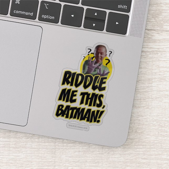 Adesivo Riddle Me This Batman (Detalhe)