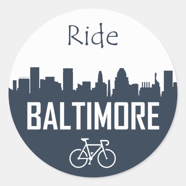 Adesivo Ride Baltimore (Frente)