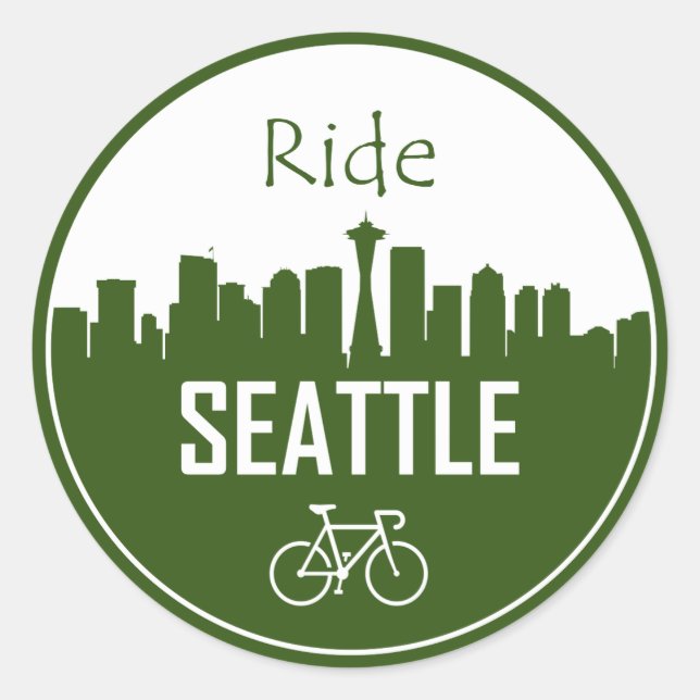 Adesivo Ride Seattle (Frente)