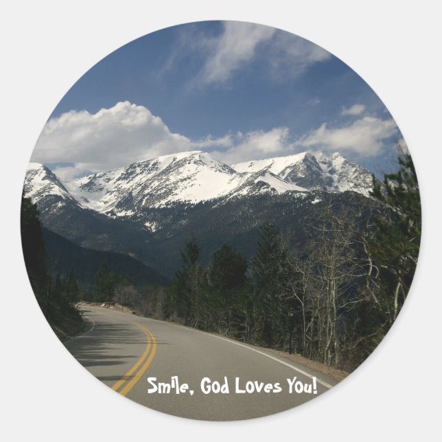 Adesivo Ridge Road, Rocky Mountain National Park, CO (Frente)